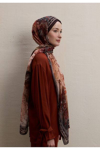 Fresh Silk Crepe Shawl and Kiremihter Ellen Dezen