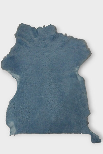 Ottoman Pouffe Hakiki Gerçek Deri Özel Seri Renkli Koyun Postu 51x87cm, Poste...