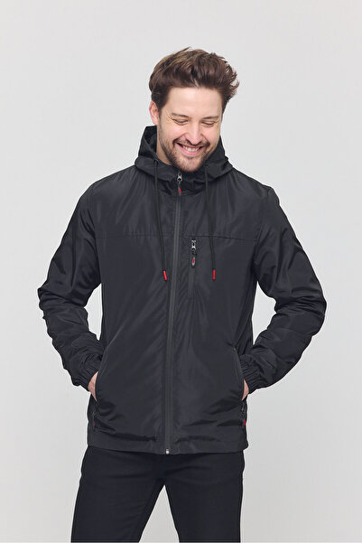 WinnerMan Men's Waterproof Pocket Detailed Seasonal Coat