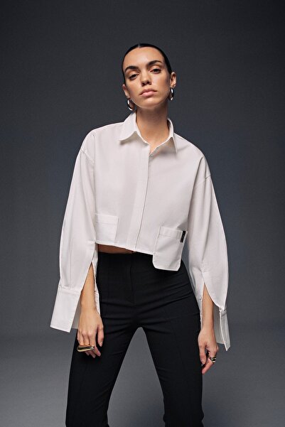 VATKALI Oversize Crop Shirt
