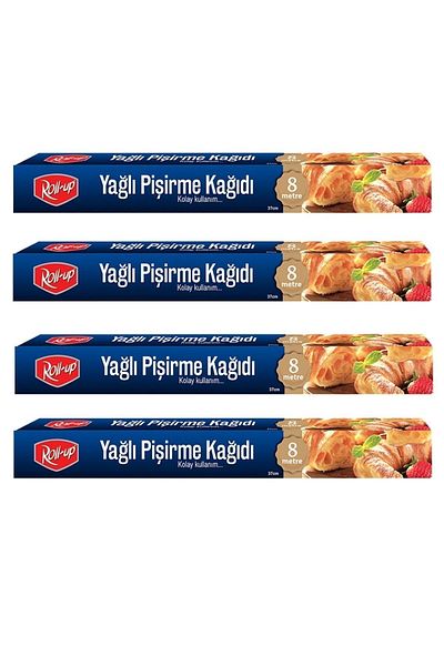 Roll-Up Baking Paper 37cm 4pcs 8m