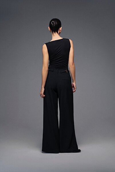VATKALI Palazzo Pants with Buckle Detail