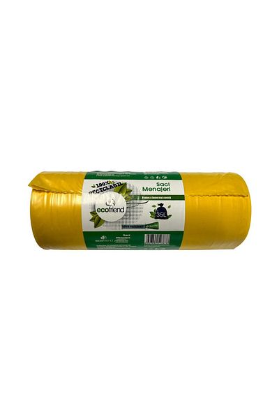 OEM Household Bags 35 L (50 X 70) 22 Microns 15 Pcs/roll Ldpe
