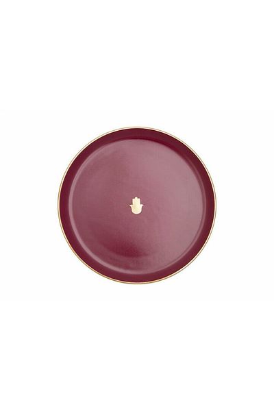 Porland Glamorous Fuchsia Flat Plate 20 cm