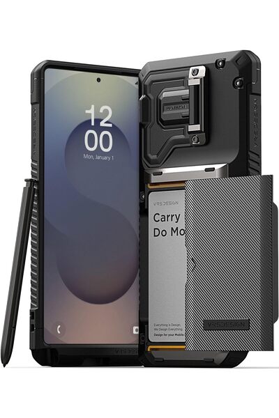 VRS Design جراب Damda Glide Duo Guard لهاتف Samsung Galaxy S25 ULTRA مزود بأر...