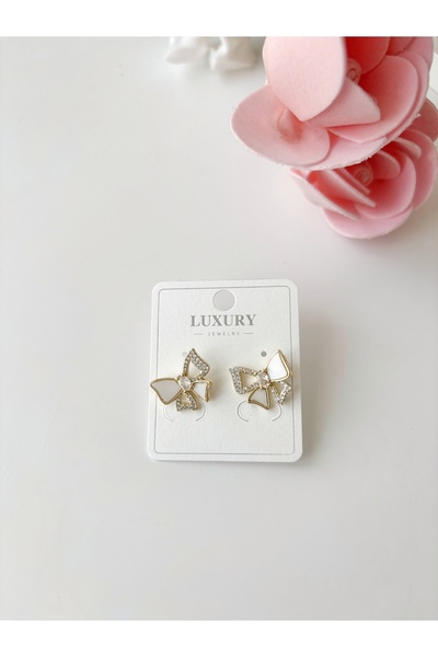 Tasarım Bow Steel Earrings
