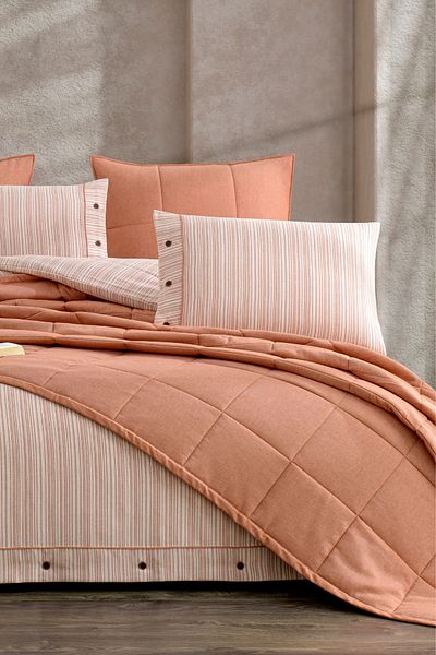 ZEBRA CASA Olive Single Bedspread Set