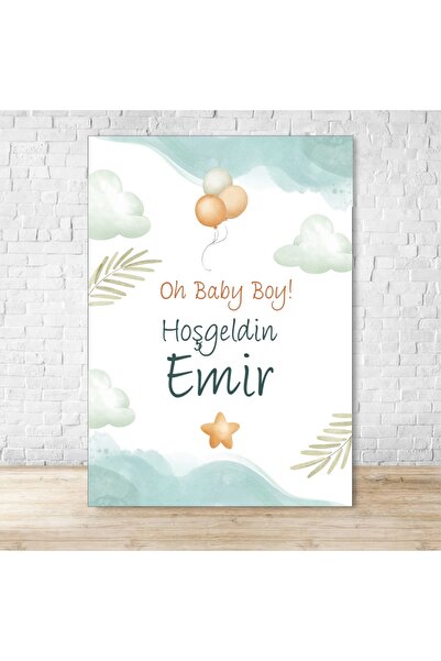 Doğum Günü, Hoşgeldin, Baby Shower Karşılama Panosu