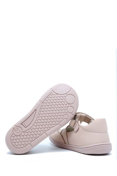 Kifidis Unisex Παιδικά Δερμάτινα Παπούτσια Barefoot - 25-30 Powder Leather