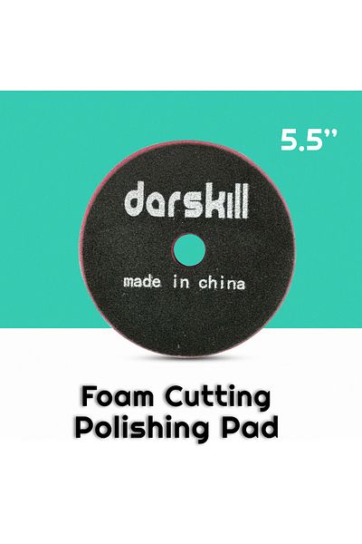 DARSKILL 5.5" Foam Cutting Polishing Pad – High-Performance Buffing Pad for Car Detailing