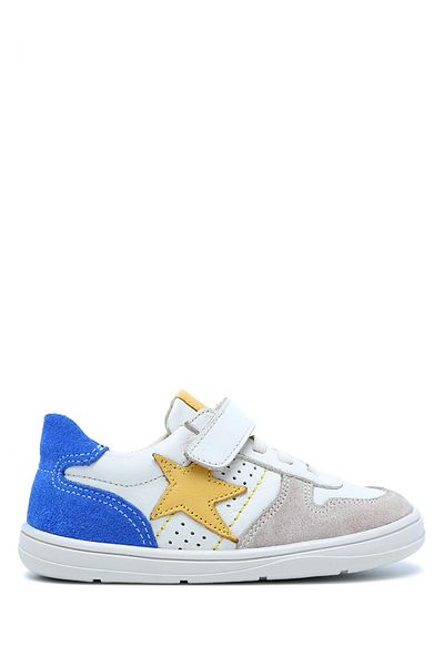 Kifidis S24V016 Kifidis Paplus Unisex Παιδικά Δερμάτινα Παπούτσια 24-30 Cream Leather