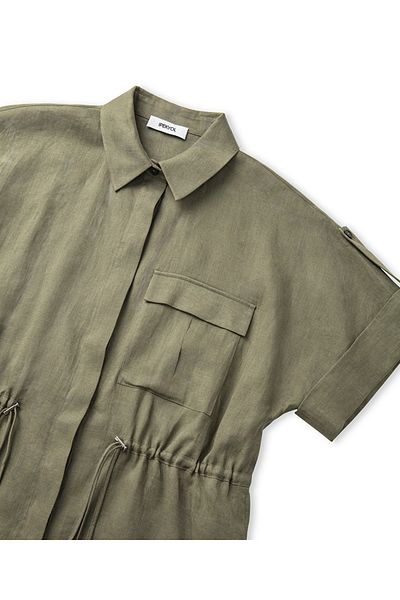 İpekyol Adjustable Waist Linen Shirt