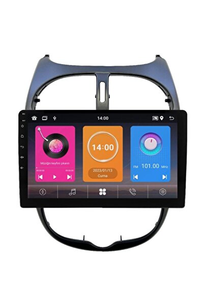For-X Peugeot 206 Android Multimedya Sistemi (2006-2011) for-x 2/32