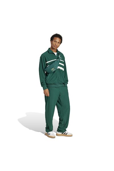 adidas Pantaloni de sport Q12 Monogram Tr Verde Jd0699