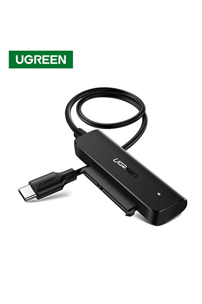 Ugreen يوجرين | كابل محول USB-C 3.1 إلى SATA بطول 0.5 متر | أسود