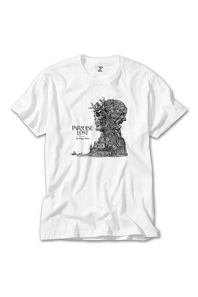 Z zepplin Paradise Lost The Plague în interiorul tricoului alb