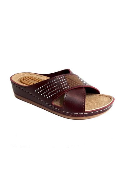 GEZER 11259 Women's Slippers Silicone Heel Spur Slippers