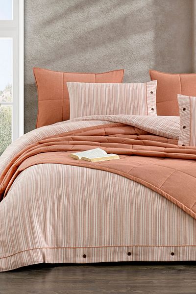 ZEBRA CASA Olive Single Bedspread Set