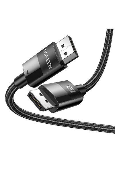 Ugreen يوجرين | كابل منفذ عرض ١.٤ ذكر إلى ذكر (٨كيلوبايت) بطول ١ متر | أسود
