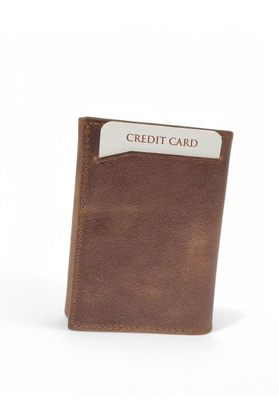 Matmazel Genuine Leather Mechanical Card Holder Wallet