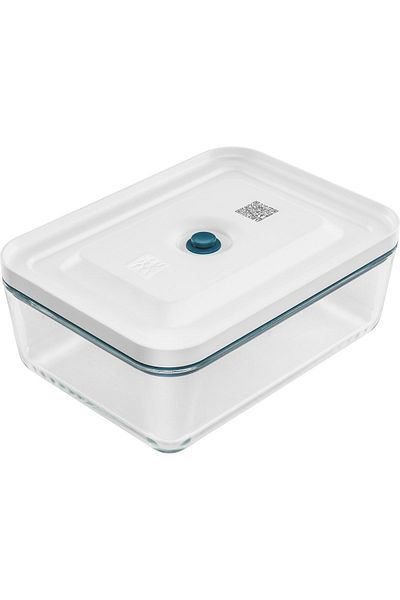 ZWILLING Fresh & Save
Vacuum Refrigerator Storage Container, Borosilicate Glass, Mediterranean Blue