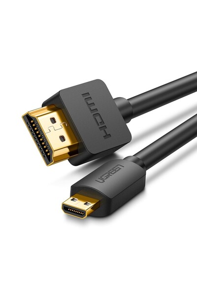 Ugreen يوجرين | كابل ميني HDMI ذكر إلى HDMI ذكر بطول 1.5 متر | أسود