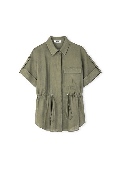 İpekyol Adjustable Waist Linen Shirt
