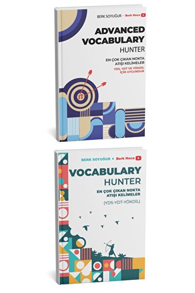 Berk Hoca Advanced Vocabulary Hunter & Vocabulary Hunter YDS&YÖKDİL&YDT Kelim...