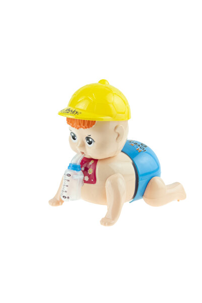 Erzi Oyuncak Bebek Emekleyen Bebek Işıklı Sesli Hareketli 15 cm