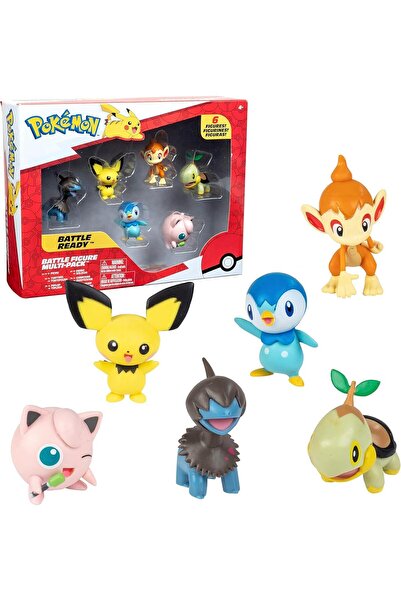 Pokemon مجموعة ألعاب مجسمات بوكيمون باتل - مجموعة لعب مكونة من 6 قطع - تتضمن ...
