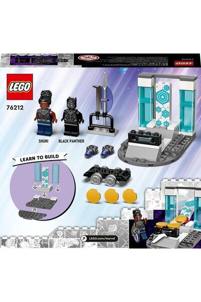 LEGO ® Marvel Shuri's Laboratory 76212 - Toy Construction Set for Ages 4 and Up (58 Pieces)