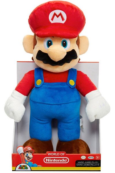 Jakks Pacific نينتندو جامبو ماريو القطيفة الأساسية