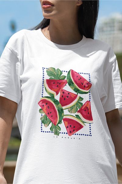 SUNFREE ΔΙΑΣΤΑΣΗ ΓΥΝΑΙΚΕΙΟ ΜΠΟΥΜΕΛΟ POPULAR TREND WATERMELON PRINTED