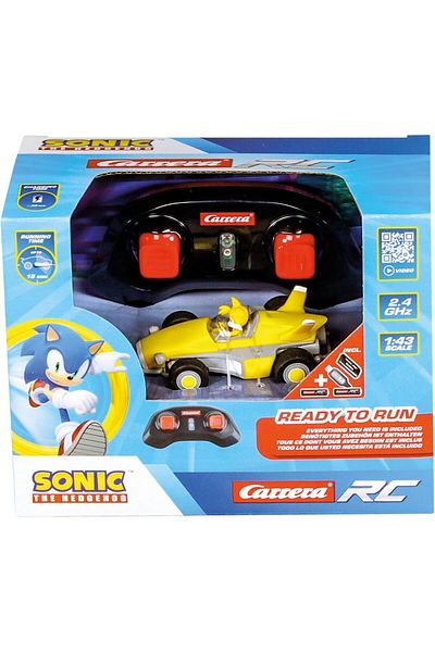 Carrera Team Sonic Racing Mini RC Tails 1:43 Scale