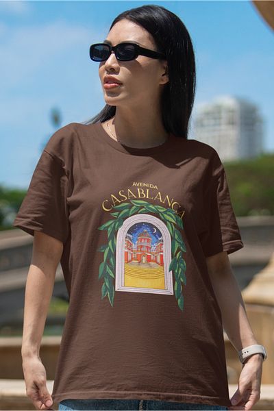 SUNFREE ΔΙΑΣΤΑΣΗ ΓΥΝΑΙΚΕΙΟ ΜΠΛΟΥΖΑ POPULAR TREND CASABLANCA PRINTED