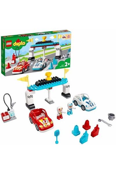 LEGO DUPLO® Town Race Cars 10947 - Cool Race Car Toy Building Set (44 Pieces)