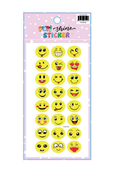 Puti Shine Sticker - Smiling Face