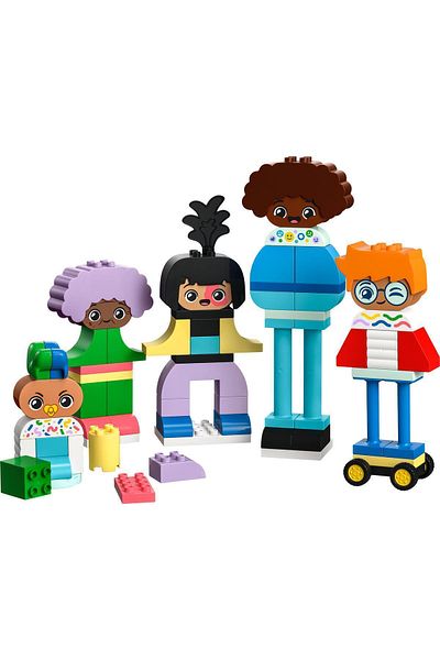 LEGO ®   Duplo ®   Buildable People with Feelings 10423 - 3+ Educational Toy Construction Set (71 Pieces)