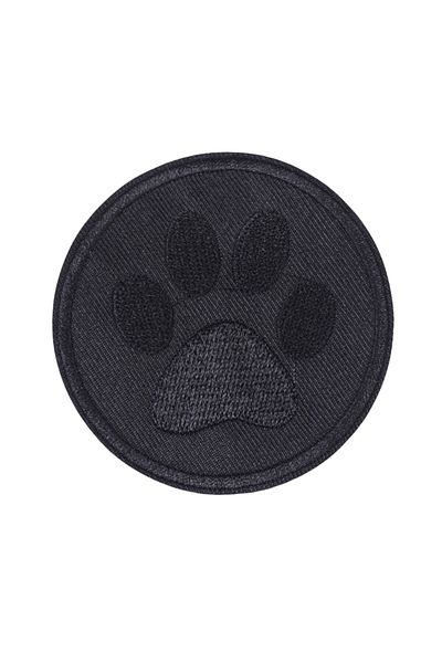 Hangora Applique Iron-On Black Paw Crest 5 cm