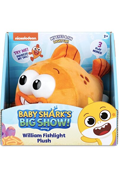 WowWee دمية بيبي شارك بيج شو ويليام فيشلايت المحشوة 61325