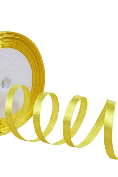 shop Satin Ribbon 1 cm 10 Meters Dark Yellow