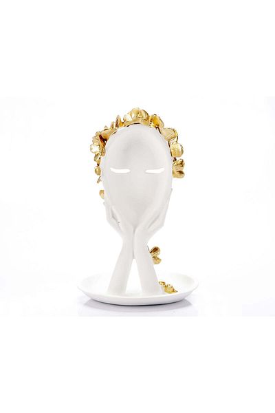 Ella Home Italia "Crown White" resin statuette