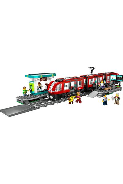 LEGO City City Center Tram Station - 7 Years Old and Above Construction Set (811 Pieces)