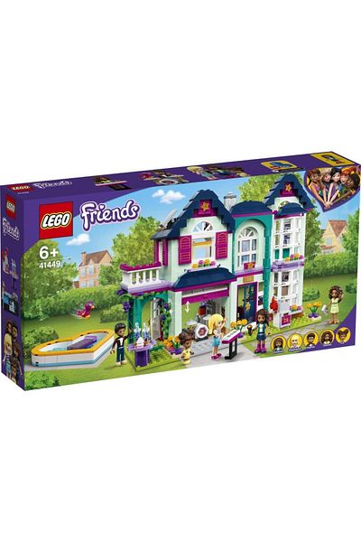 LEGO Friends Andrea's Family House 41449 Construction Set; Gift for 6 Year Old Creative Kids (802 Pieces)