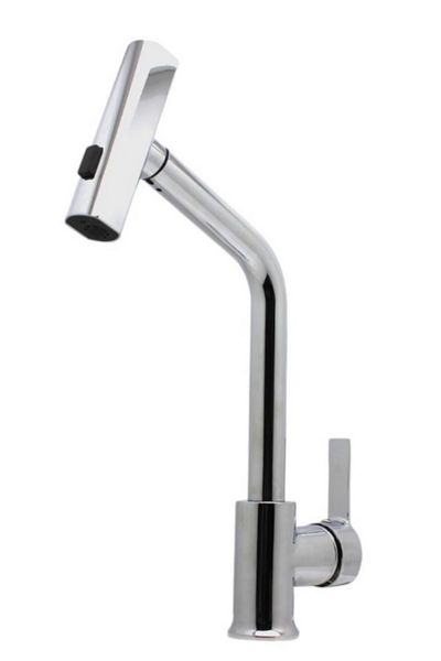 Class Armatür Chrome Kitchen Sink Faucet with 3-Function Water Flow Head