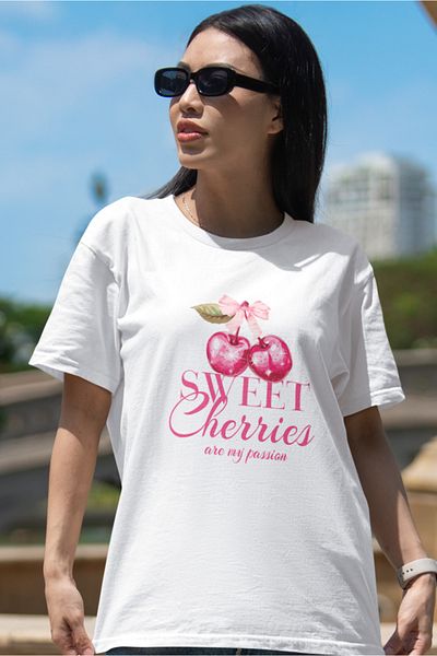 SUNFREE ΔΙΑΣΤΑΣΗ ΓΥΝΑΙΚΕΙΟ ΜΠΟΥΜΕΡΟ ΜΕ ΣΤΑΜΠΑ POPULAR TREND SWEET CHERRIES