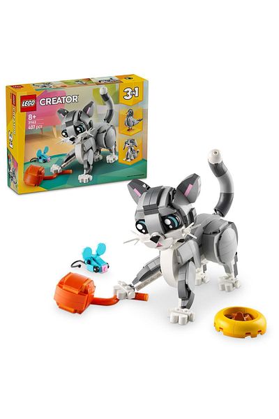 LEGO ® Creator 3in1 Playful Cat Pet Toy Animal Playset 31163