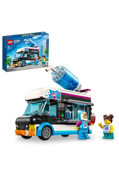 LEGO City Penguin Ice Cream Cart 60384 - Toy Construction Set For Children Aged 5 And Above (194 PIECES)
