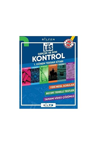 Bilfen Yayıncılık 8. Sınıf LGS 1. Dönem Gerçek ve Son Kontrol Tekrar Kitabı