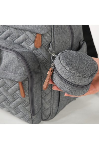 MY Collection Lucky Linen Mother Baby Care Backpack